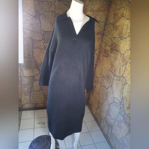 Smash + Tess Charcoal Long Sleeve Dress